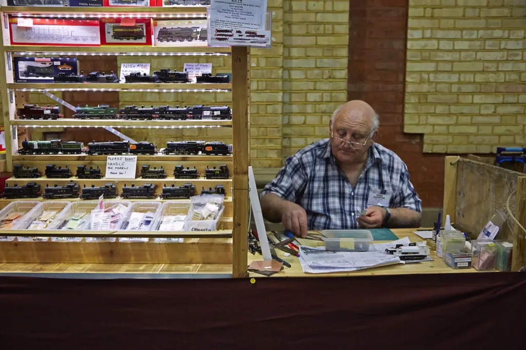 London Festival of Railway Modelling — documentary and portrait photograph in London, UK, frame 16 of 21.